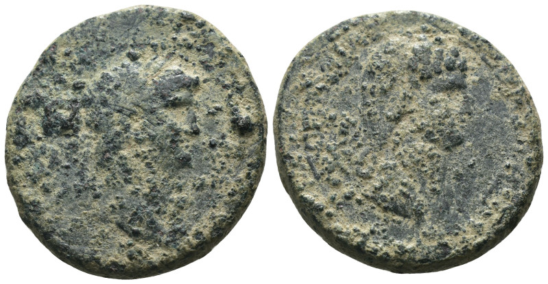 Nero. (54-68 AD) Bronze Æ. provincial mint. Weight 15,92 gr - Diameter 27 mm