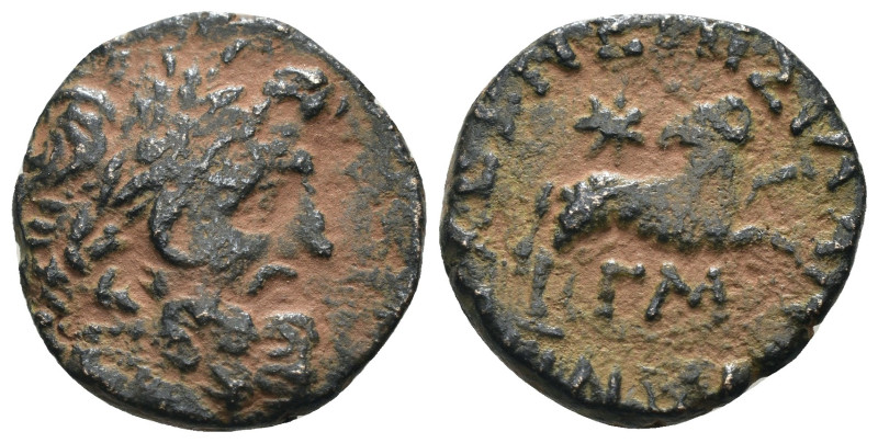 Seleucis and Pieria. Antioch. Augustus. 27 BC-AD 14. Æ. Artificial sandpatina. W...