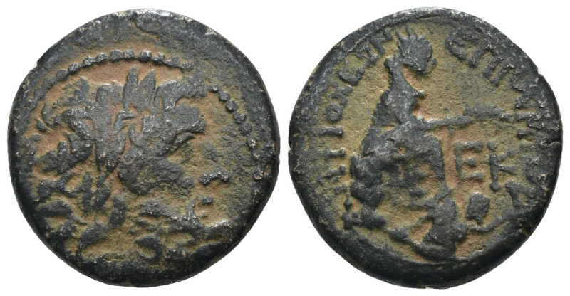 Seleucis and Pieria. Antioch. Pseudo-autonomous issue. AE, P. Quinctillius Varus...