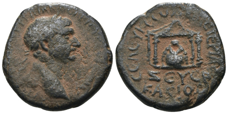 Seleucis and Pieria. Seleucia Pieria. Trajan (98-117). Ae. Artificial sandpatina...