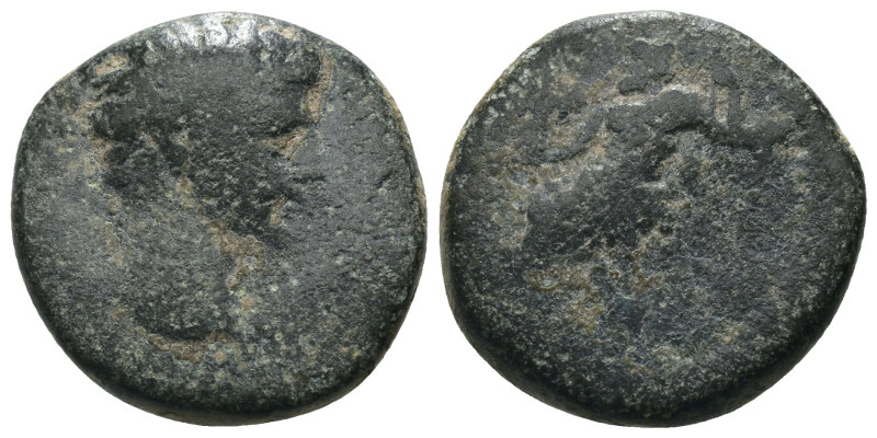 Tiberius. (14-37 AD). Æ Bronze. provincial mint. Weight 6,25 gr - Diameter 17 mm...