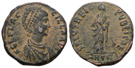 Aelia Flacilla Antioch, 378-383 AD. Æ. . Artificial sandpatina.Weight 5,90 gr - Diameter 19 mm