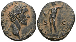 Antoninus Pius (AD 138-161). Artificial sandpatina. Weight 9,76 gr - Diameter 23 mm