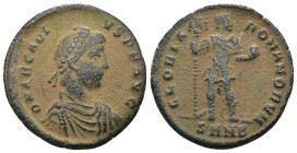 Arcadius. AD 383-408. Æ. Nicomedia mint. Artificial sandpatina. Weight 4,23 gr - Diameter 20 mm