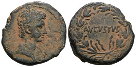 Augustus. 27 B.C.-A.D. 14. Artificial sandpatina.Weight 10,92 gr - Diameter 24 mm