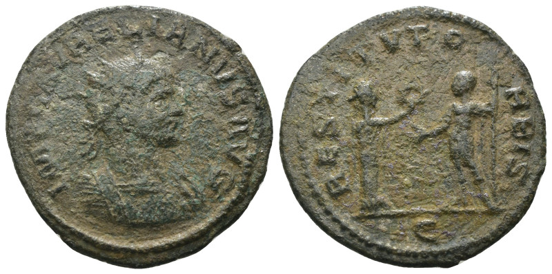 Aurelian. (274-275 AD). Æ Antoninian. Antioch. Obv: IMP C AVRELIANVS AVG. radiat...