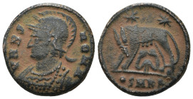 City Commemorative AD 331. Cyzicus Follis Æ. Artificial sandpatina. Weight 2,87 gr - Diameter 16 mm