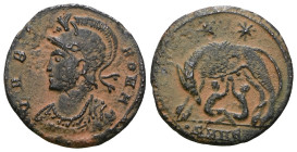 Commemorative (335-337 AD). Constantinopolis. . Artificial sandpatina.Weight 2,18 gr - Diameter 16 mm