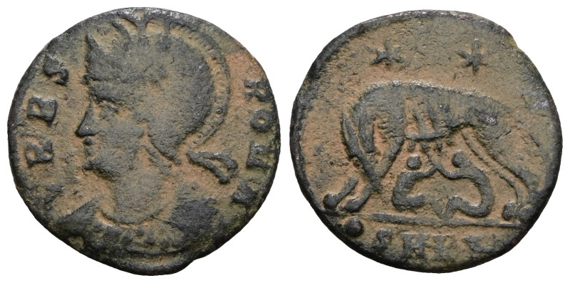 Commemorative (335-337 AD). Constantinopolis. Artificial sandpatina. Weight 1,78...