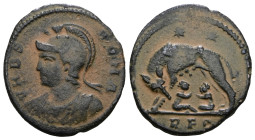 Commemorative (335-337 AD). Constantinopolis. Artificial sandpatina. Weight 2,36 gr - Diameter 17 mm