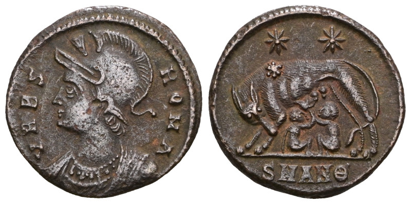 Commemorative Æ Nummus. Struck under Constantine I. Antioch, AD 330-335. Weight ...