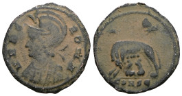 Commemorative Æ Nummus. Struck under Constantine I. Constantinople, AD 330-333. artificial sandpatina. Weight 2,95 gr - Diameter 19 mm
