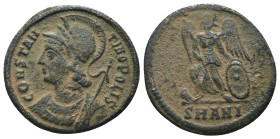 Commemorative circa AD 330-347. Antioch Follis Æ . Artificial sandpatina. Weight 2,01 gr - Diameter 17 mm
