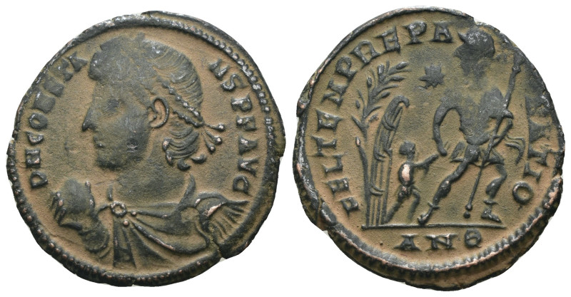 Constans, (A.D. 337-350), AE centenionalis, issued 348-350, Antioch mint. Artifi...