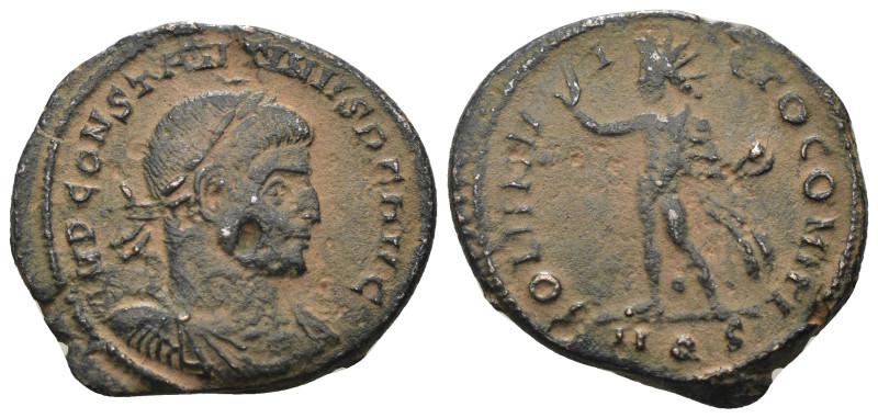 Constantine I (307/310-337). Æ Follis. Rome. Artificial sandpatina. Weight 3,47 ...