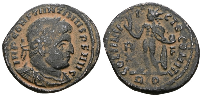 Constantine I ‘The Great’ (307-337), AE follis. London. Artificial sandpatina. W...