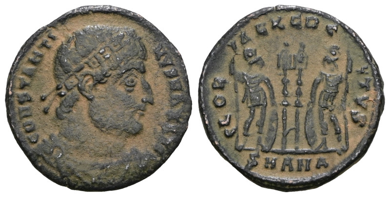 Constantine I AE Nummus. Antioch, AD 330-335. AE. Artificial sandpatina. Weight ...