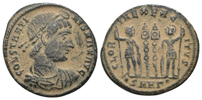 Constantine II, as caesar (Constantine I, 306-337), Nummus, 333-334 AD. AE. Cyzi...