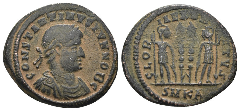 Constantine II, as caesar (Constantine I, 306-337), Nummus, 333-334 AD. AE. Cyzi...