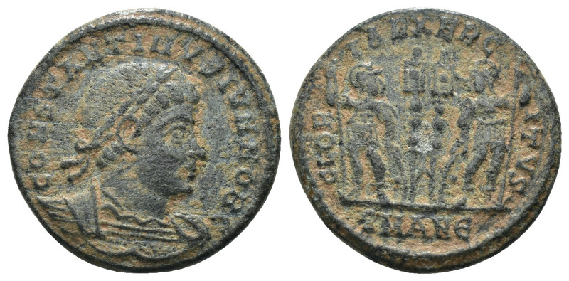 Constantine II, as caesar (Constantine I, 306-337), Nummus, Thessalonica.. artif...