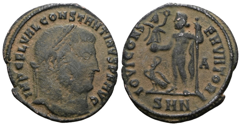 Constantinus I (306-337 AD). AE Follis .. Artificial sandpatina.Weight 3,19 gr -...