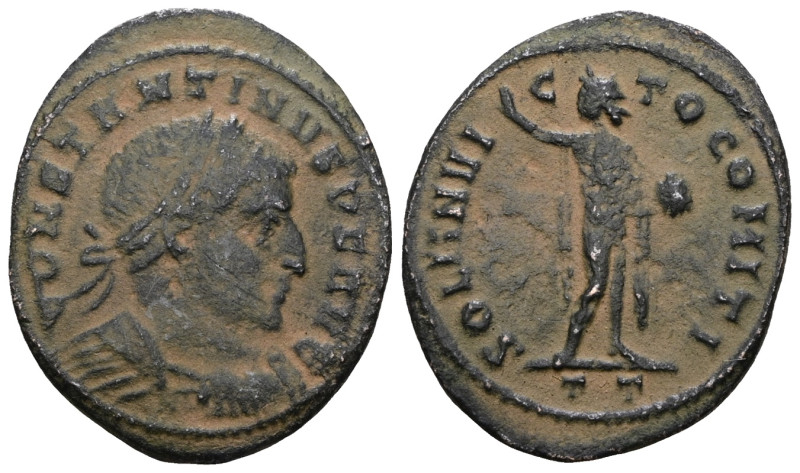 Constantinus I AE Nummus, Sol reverse Constantinus I 'the Great' (306-337 AD). A...