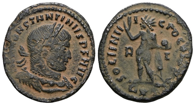 Constantinus I AE Nummus, Sol reverse Constantinus I 'the Great' (306-337 AD. Ar...