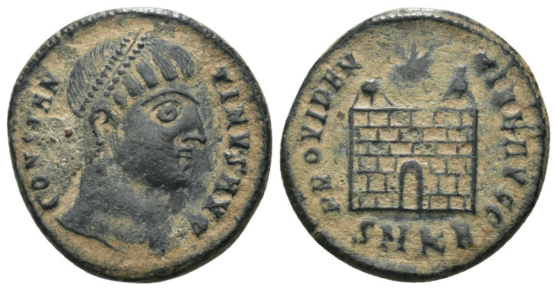 Constantinus I. (307-337 AD). Follis. Cyzicus. Obv: CONSTANTINVS AVG. laureate b...