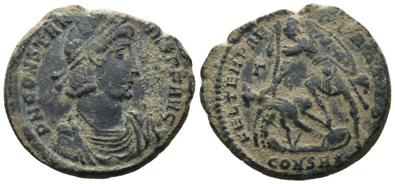 Constantius II Æ Centenionalis. Constantinople, AD 351-355. Weight 6,34 gr - Dia...