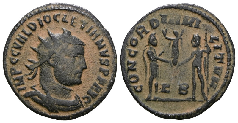 Diocletianus AE Antoninianus, Cyzicus Diocletianus (284-305 AD). AE Antoninianus...