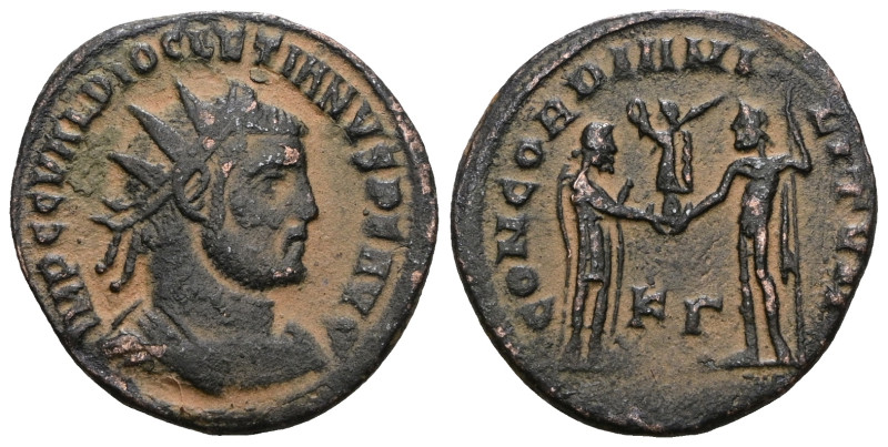 Diocletianus AE Antoninianus, Cyzicus Diocletianus (284-305 AD). AE Antoninianus...