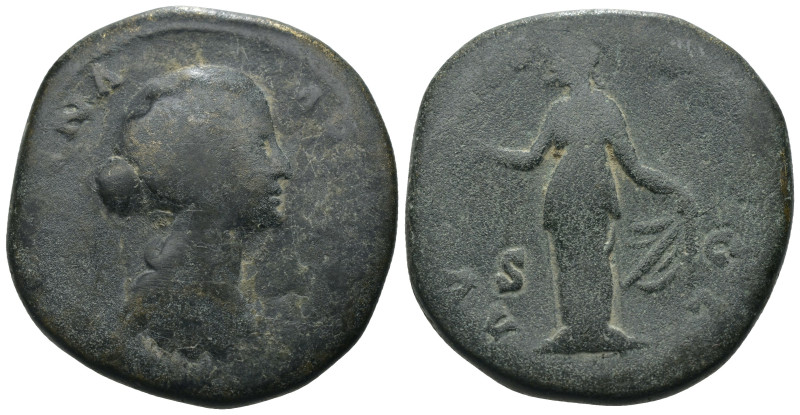 Faustina II. Minor. (176-180 AD) Æ Sesterz. Rome. Weight 30,54 gr - Diameter 30 ...