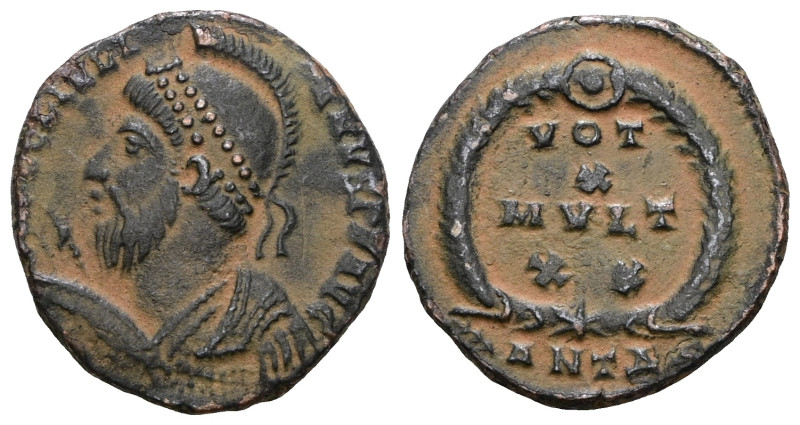 Julian II. AE 3; Julian II; 360-363 AD. Sirmium.. Artificial sandpatina.Weight 3...