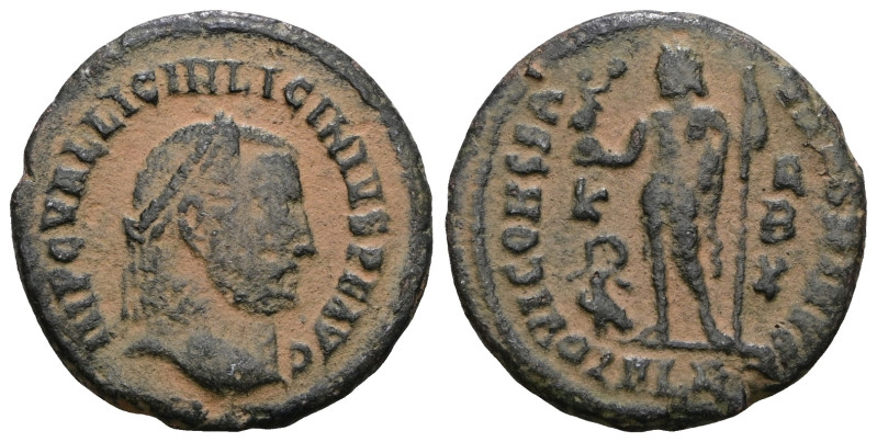 Licinius I AE Follis, Jupiter reverse Licinius I (308-324 AD). AE Follis. . Arti...