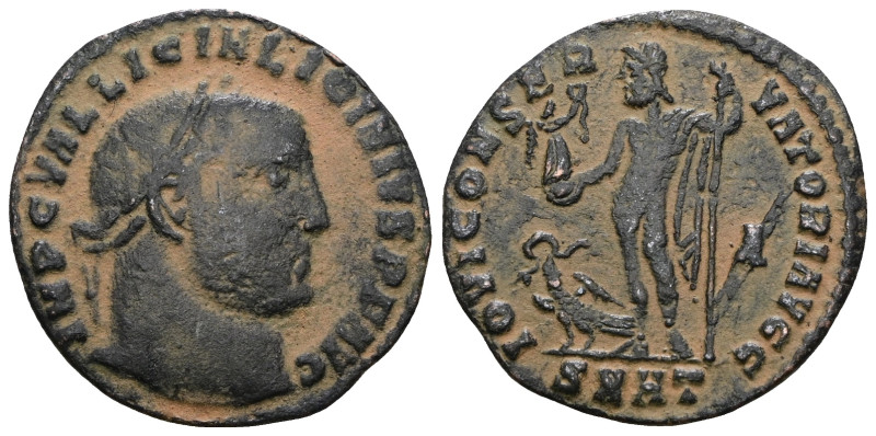 Licinius I AE Follis, Licinius I (308-324 AD). AE Follis. . Artificial sandpatin...