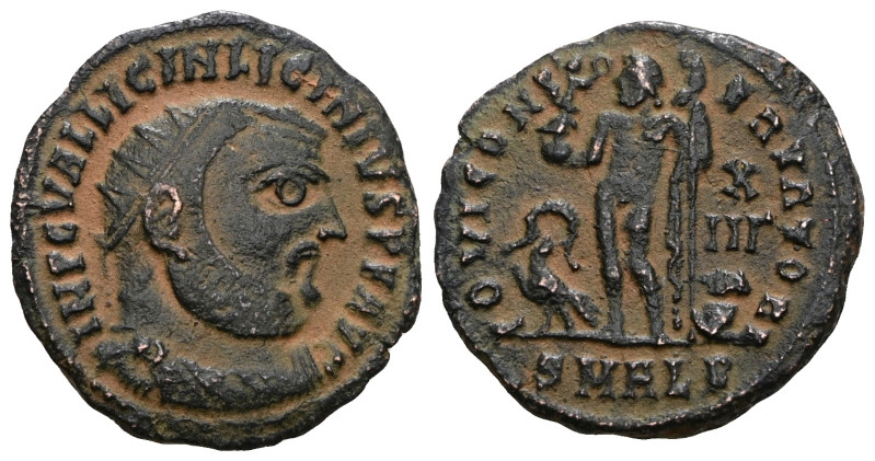 Licinius I AE. Nummus. Alexandria, AD 321-324. Artificial sandpatina. Weight 3,1...