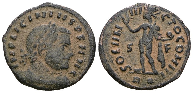 Licinius I, AE Follis, c.314-315.. Artificial sandpatina.Weight 2,76 gr - Diamet...