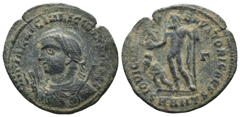 Licinius I. (317-320 AD). Follis. Antioch. Obv: IMP LICINIVS AVG. draped bust of...