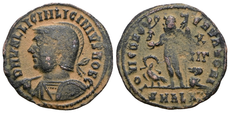 Licinius II Æ Follis. Alexandria, AD 321-324. artificial sandpatina. Weight 2,13...