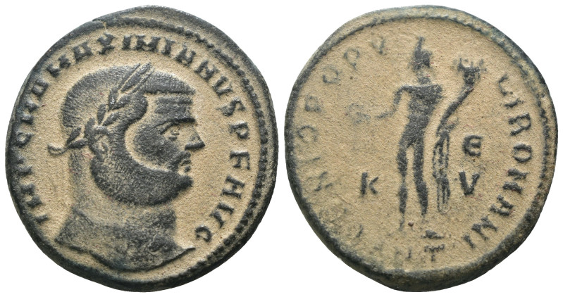 Maximianus. (294 AD). Æ Follis. Antioch. Obv: IMP C MAXIMIANVS P F AVG. laureate...