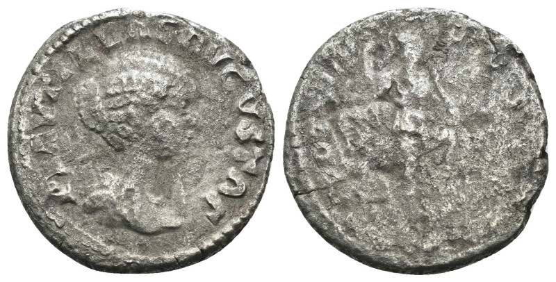 Plautilla. (202-205 AD) AR Denar. Rome. Weight 3,12 gr - Diameter 16 mm