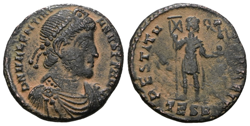 Valentinianus II., 375 - 392 Artificial sandpatina. Weight 2,69 - Diameter 17 mm