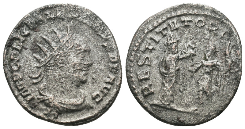 Valerian I. (253-260 AD). AR Antoninian. Antioch. Obv: IMP C P LIC VALERIANVS AV...