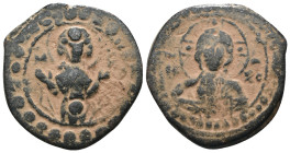 Alexius I Comnenus (1081-1118) AE Tetarteron, Constantinople. . artificial sandpatina.Weight 5,79 gr - Diameter 23 mm