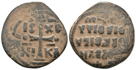 Alexius I Comnenus. 1081-1118. Æ Follis. Thessalonica mint. . artificial sandpatina.Weight 7,23 gr - Diameter 26 mm