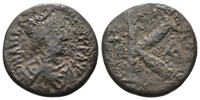 Anastasius I. (491-518 AD). 1/2 Follis. Constantinople. Obv: D N ANASTAIUS P P A...