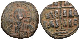 Anonymous. Class B. Romanus III, AE, Follis. Constantinople. Artificial sandpatina. Weight 9,05 gr - Diameter 28 mm
