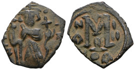 ARAB-BYZANTINE, AE fals. Artificial sandpatina. Weight 3,18 gr - Diameter 21 mm