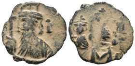 Constans II. AD 641-668. Constantinople. Artificial sandpatina. Weight 2,83 gr - Diameter 18 mm