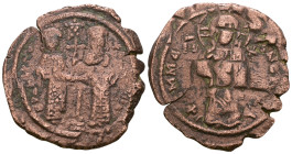 Constantine X Ducas, with Eudocia. 1059-1067. Æ Follis. Weight 8,08 gr - Diameter 29 mm